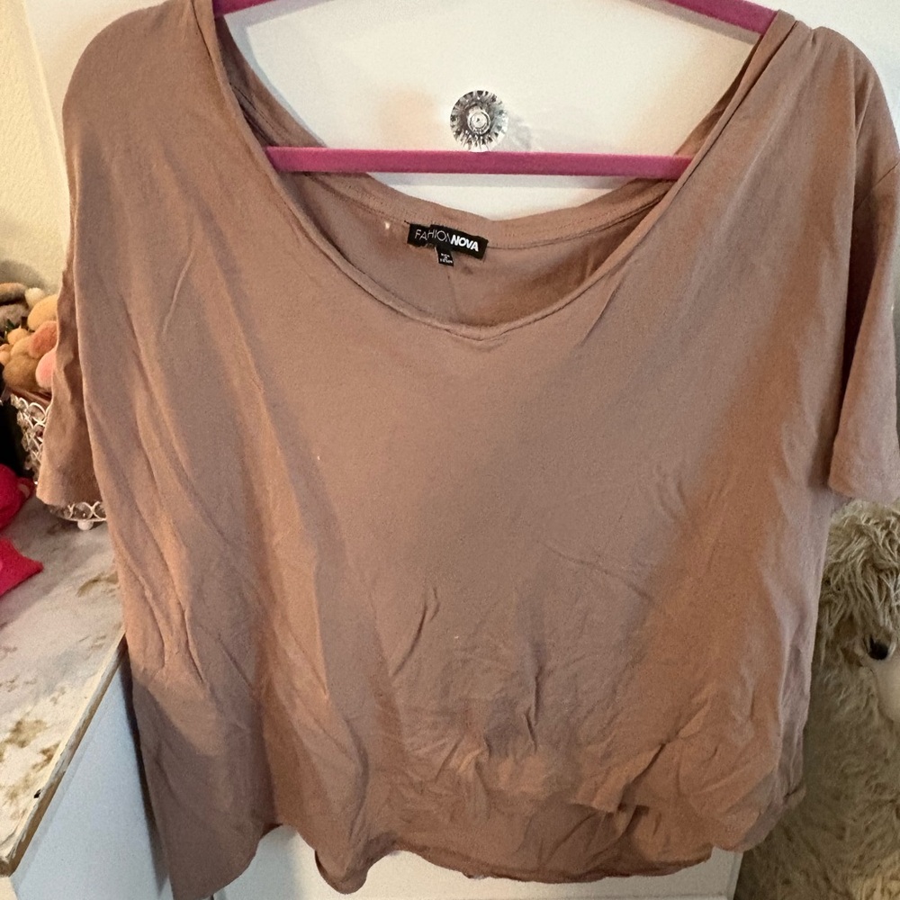 Plus size fashion nova top